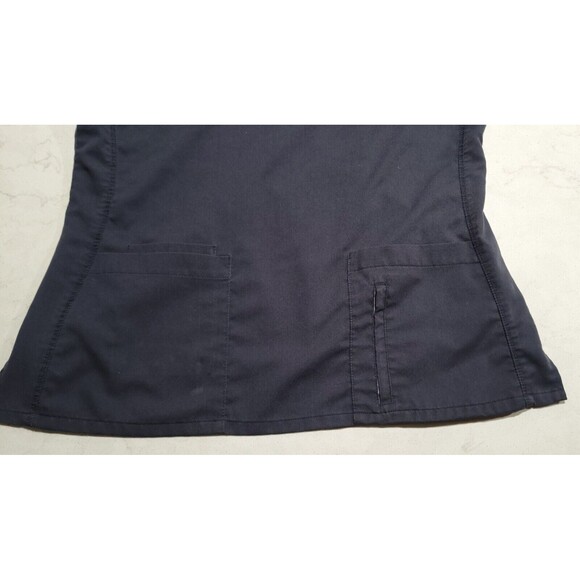 Grey’s Anatomy Scrubs By Barco V-Neck Top Charcoal Gray Woman's Size Large NWOT - Picture 5 of 10